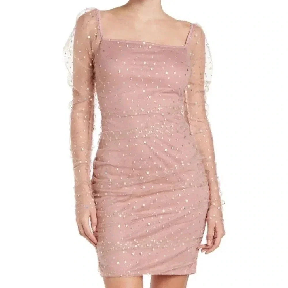 Area Stars Long Sleeve Mini Dress